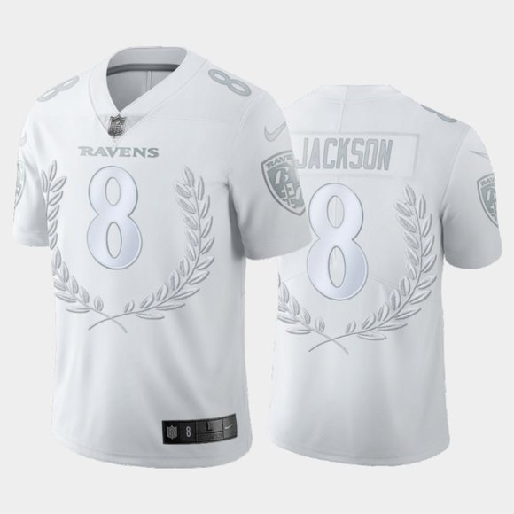 white lamar jackson ravens jersey